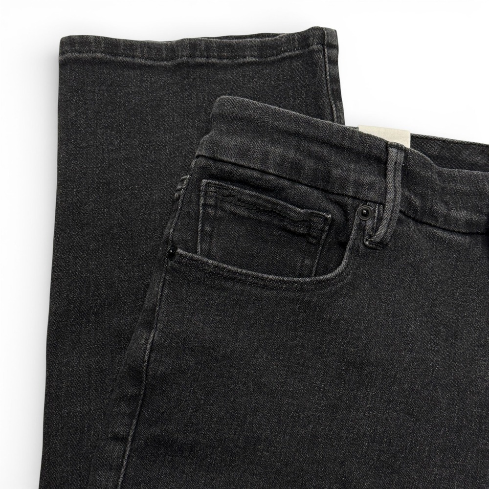 Good American Good Legs Straight Jeans Black Womens 14 /‎ 32 NEW NWT Denim - Picture 12 of 15